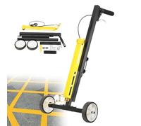 hKjPlvf Machine de marquage de Lignes,équipement de traçage de Lignes pour écoles,Surfaces Sportives,marquage Industriel,marquage de sécurité,tracé de Lignes Droites/Courbes/Cercles,Largeur : 5-15 cm