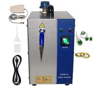 hKjPlvf Machine De Nettoyage à Vapeur De Nettoyant pour Bijoux, Nettoyeur Vapeur pour Bijoux avec Chauffage, Nettoyeur Vapeur en Acier Inoxydable pour Bijoux en Argent Et en Or, 2 L, 1 300 W