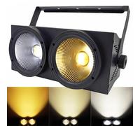 hKjPlvf Projecteur De ScèNe à LED 200 W, Projecteur COB par, Blanc Froid Et Chaud 2 en 1, éClairage De ScèNe à LED pour Public, éClairage De FêTe, Disco, pour DJ, ThéâTre, éGlise, Disco, Mariage