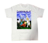 HKKREVVUY Vintage Dinosaur Jr 1994 Short Sleeve T-shirtWhiteL