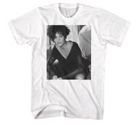 HKKREVVUY Whitney Houston Soul Diva B W Sexy Photo Men's T Shirt R & B Pop Music MerchWhiteS