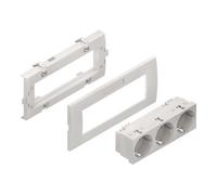 hkl HKL Bloc multiprises triple blanc KES-3.3.3 Quantité:1