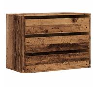 HKLGBVCR Commode d'angle Vieux Bois 80x41x58 cm Bois D'ingénierie