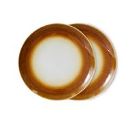 HKliving Assiette 70's Ø27.5cm 2 pièces Supernova