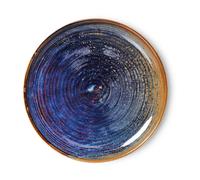 HKliving Assiette secondaire Home Chef Ø20 cm Rustic blue