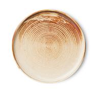 HKliving Assiette secondaire Home Chef Ø20 cm Rustic cream-brown