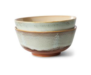 HKliving Bol à ramen 70's Ø19 cm. 2 pièces Verge