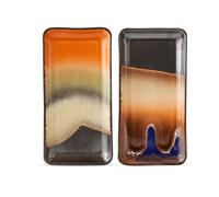 HKliving Plateau 70's petit. lot de 2 Twenty four hours