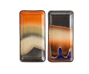 HKliving Plateau 70's petit. lot de 2 Twenty four hours