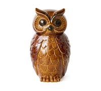 HKliving Pot de rangement Owl en céramique Roasted