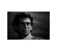 HKLOPUY Poster vintage Ayrton Senna de formule 1 sur toile - Impression d'art moderne pour chambre à coucher - 30 x 45 cm