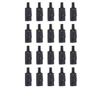 Hklshyd 20X Noir IEC-320 C14 Fiche Male AC Puissance Inlet Socket Connecteur 250V 10A