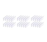 Hklshyd 210Pc 8X4.2cm Porte-étiquettes En Plastique Transparent pour étagère En Fil étiquette de Prix de Détail étiquettes de Panier Clip Sur étiquettes pour Bacs de Stockage