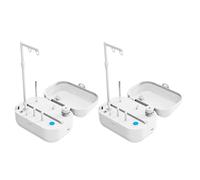 Hklshyd 2X Enrouleur de Canette Automatique avec Butée Automatique, Grand Support de Fil de Bobine pour Utilisation D'Enroulement de Fil de Machine à Coudre