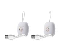 Hklshyd 2X Réveil Vibrant pour Les Gros Dormeurs, Les Adolescents Sourds et Malentendants, Alimenté par Charge pour Un Usage en Voyage ou à