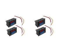 Hklshyd 4 Pièces Séries Voltmètre Numérique Ampèremètre DC 100 V 10A Amp Tension Courant Mètre Testeur