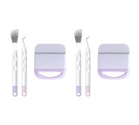 Hklshyd 6 Pièces Séries Outils de Désherbage en Vinyle, Outil de Désherbage pour Vinyle avec Désherbeur à Crochet, Outil de Piégeage en Vinyle, Kit D'Outils de Démarrage pour