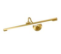 HKLY Miroir LED-Lampe Armoire, Laiton Applique Murale pour Miroir De Salle De Bain, Intérieure Moderne Lumière De Maquillage, Lampe Armoire Toilette IP44 Angle Réglable Blanc Neutre 4000K,45cm/11w