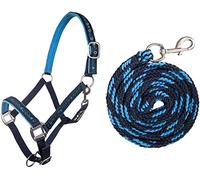 HKM 10025 Set de Licol avec étoilé et Tricot Mousqueton Pony Shetty VB WB
