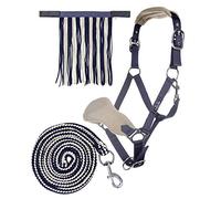 HKM 10733 Licol à Franges en Tricot 180 cm avec Mousqueton Pony VB WB