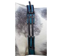 Surfaix pour cheval avec poignée HKM Canvas Bleu Poney