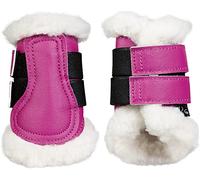 HKM 12734 Paire de guêtres Confort en Similicuir avec Doublure en Peluche Shetty Mini Shetty