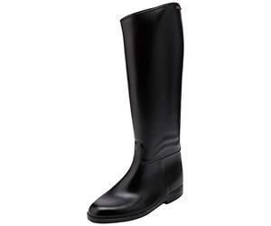 HKM 4505 Bottes d'équitation en PVC Zippé Imperméable Long/Large Femme 36