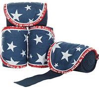 HKM 559979 Bandages en Polaire pour Chevaux - Stars de 4, Bibi & Tina, SET2 M