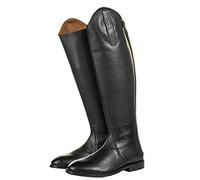 HKM 6547 Reitstiefel Italy, Kurz/Standardweite, Lederrreitstiefel Pantalon Mixte, Noir, 42 EU