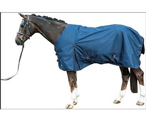 HKM 72866900.0018 Couverture Ecolight en Osier avec Doublure Polaire, Bleu foncé