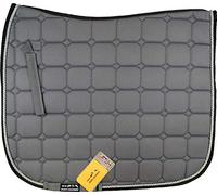 HKM 8776 Madrid Tapis de Selle avec Doublure Fonctionnelle DR VS Pony-DR/VS, Mixte, 8776, Gris, Pony Dressur