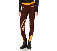 HKM 9228 Leggings d'Équitation Starlight, Genouillères en Silicone Filles, hellgris/pink, 110/116