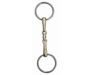 HKM 9875 Gebiss Double Fours en Acier Inoxydable Argenté 18 mm