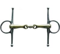 HKM 9897.1118 Mors Argentan avec Anneaux en Acier Inoxydable 16 mm