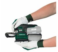 Hkm akku technik Parkside Ponceuse excentrique sans fil PAEXS 20-Li A1 avec 4 feuilles abrasives, sans batterie ni chargeur