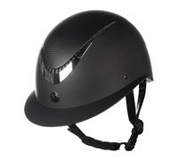 HKM Alarion Casque Adulte Unisexe, Noir/Argent, L