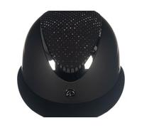 HKM Alarion Diamond Casque Adulte Unisexe, Noir/Argent, XL