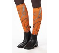 HKM Alliage Chaussettes, Marron foncé, Taille Unique Mixte