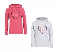 HKM Amelie Sweat à Capuche, Gris mélangé, 164 cm Mixte Enfant