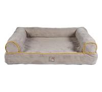 HKM ANAM Cara Canapé pour Chien Taupe/Or Jaune L