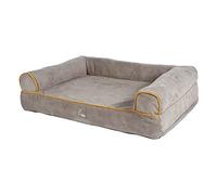 HKM ANAM Cara Canapé pour Chien Taupe/Or Jaune S