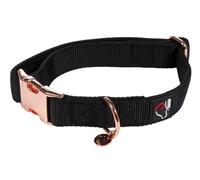 HKM ANAM Cara Collier pour Chien Noir/Or Rose Taille M