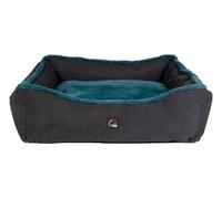 HKM ANAM Cara Comfort Panier pour Chien Bleu foncé/Bleu pétrole Taille M