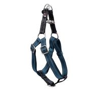 HKM ANAM Cara Harnais pour Chien Bleu foncé/Bleu pétrole Taille M