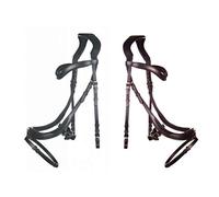 Bridon sans mors pour cheval HKM Anatomic Noir Cheval