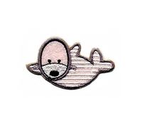 HKM - Application thermocollante Sceau rose, thermocollant, patch à coudre - 1 pièce, 7,5 x 7,5 cm