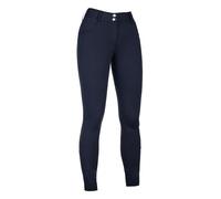 HKM Ari Mid Rise basanes en Silicone Culotte d'équitation pour Femme Bleu Foncé 32