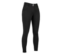 HKM Ari Mid Rise basanes en Silicone Culotte d'équitation pour Femme Noir 40