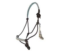 HKM Arizona 10230 Licol d'entraînement pour Cheval Marron/Turquoise