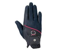 HKM Aymee Gants d’équitation pour enfants Bleu Foncé 8